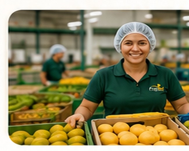 Proceso de selección de frutas